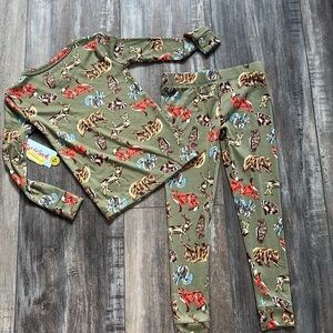 Cat & Jack Animal Critters  PJ Set size 4 NEW